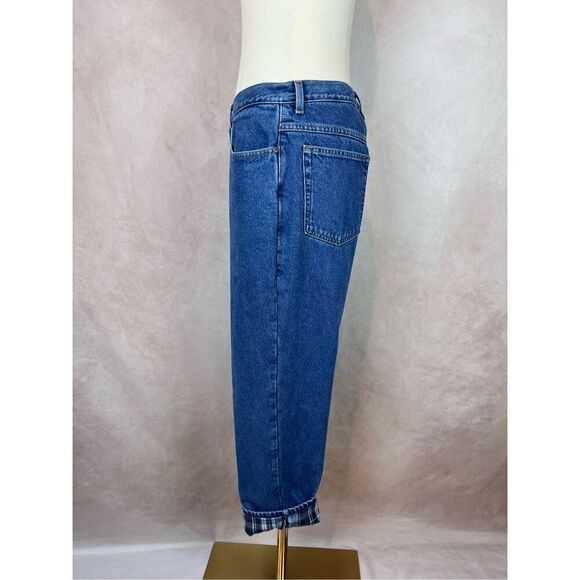 L.L. Bean 100% Cotton Flannel Lined Jeans Size 12 - Picture 3 of 6